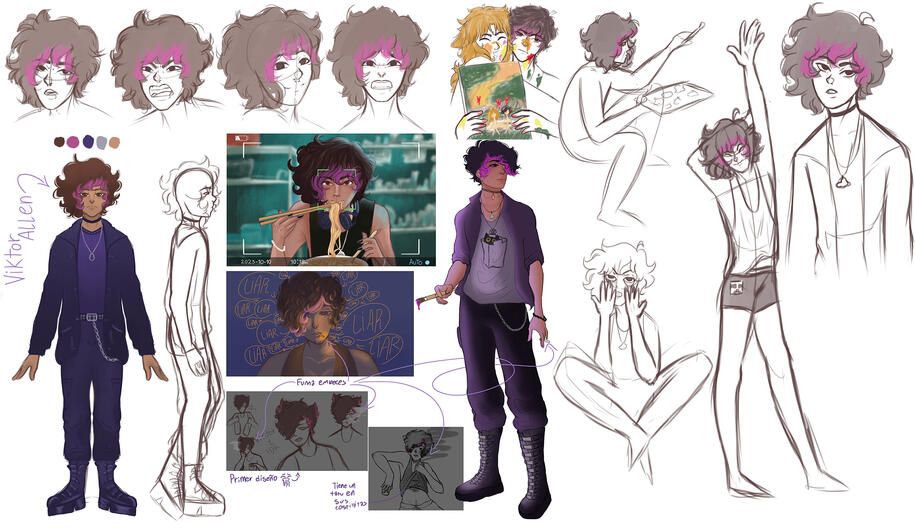 Viktor character design Viktor character design