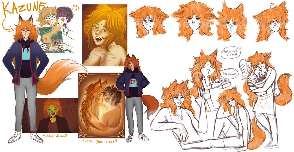 Kazune character design Kazune character design
